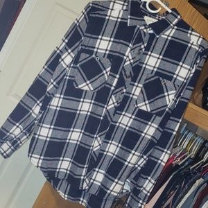 LA hearts pacsun plaid shirt